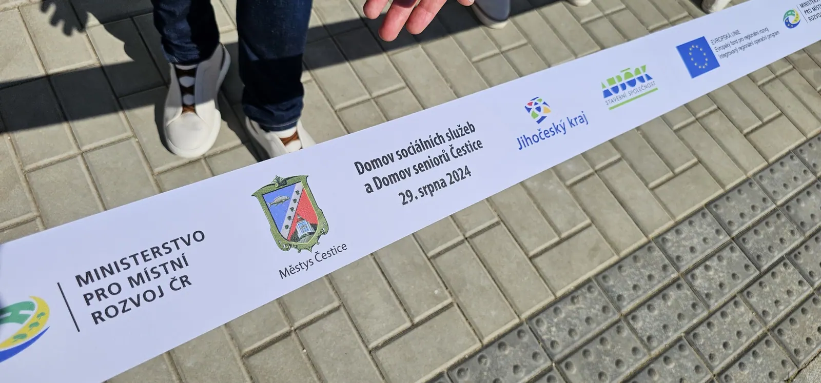 Centrum sociální péče v Česticích a nový pavilon v Mačkově