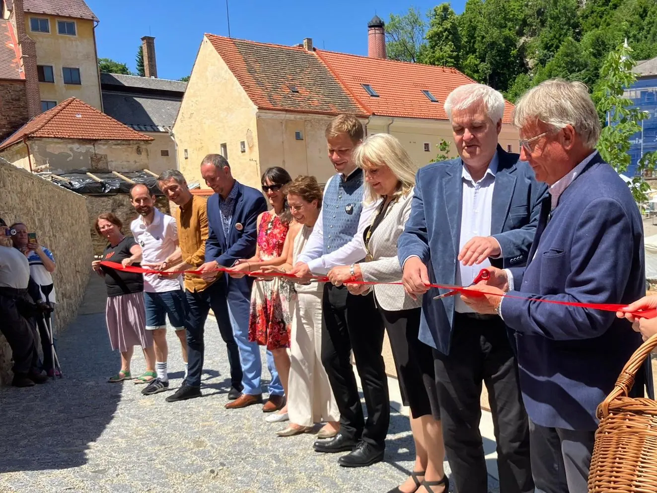 Slavnost přátelství a otevření Pivovarských teras ve Vimperku
