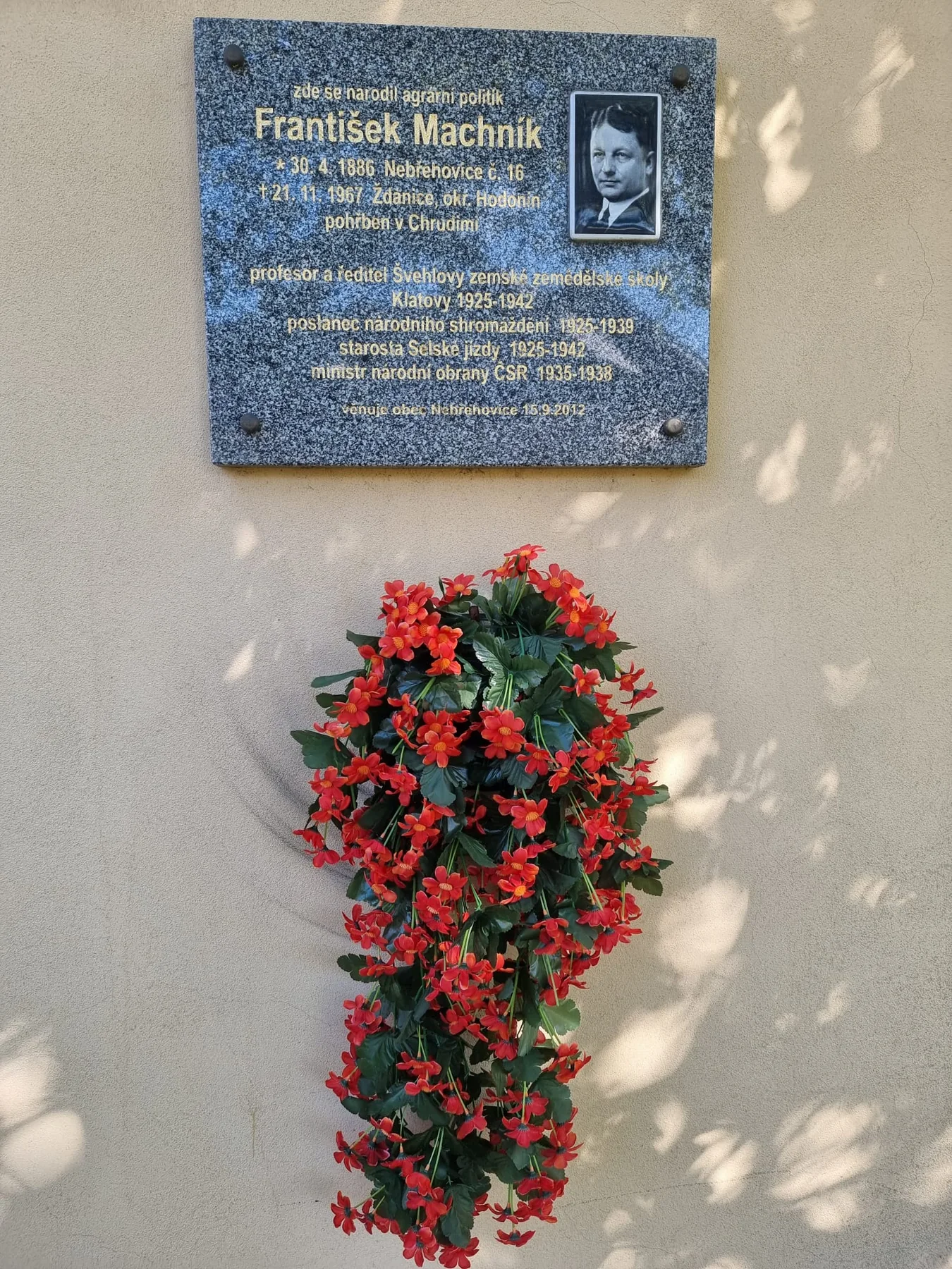 Uctění památky Františka Machníka
